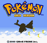 Pokemon - Gold Version (USA, Europe) Title Screen